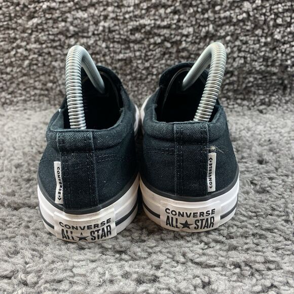 Black Converse Mens Size 7 Womans Size 8.5 Slip On Comfort Shoe - Picture 2 of 8